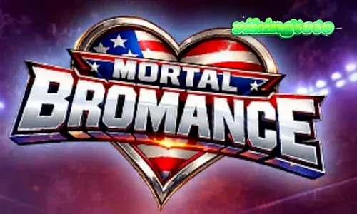 Tampilan visual slot Mortal Bromance dengan karakter satir dan latar ruang ganti