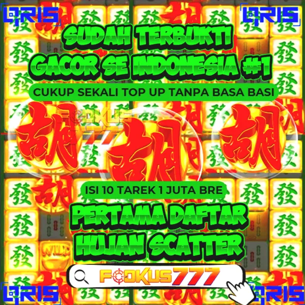 FOKUS777 Bonus Member Baru 100%